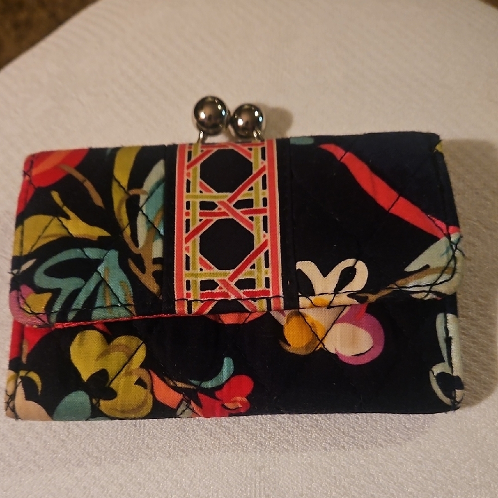 Vera Bradley Kiss Lock Wallet